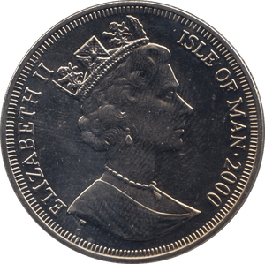 2000 ONE CROWN ISLE OF MAN F538 - WORLD COINS - Cambridgeshire Coins