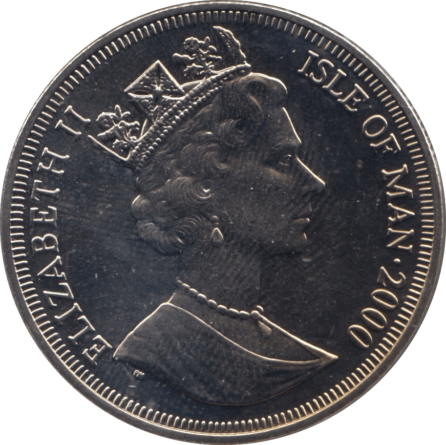 2000 ONE CROWN ISLE OF MAN F538 - WORLD COINS - Cambridgeshire Coins