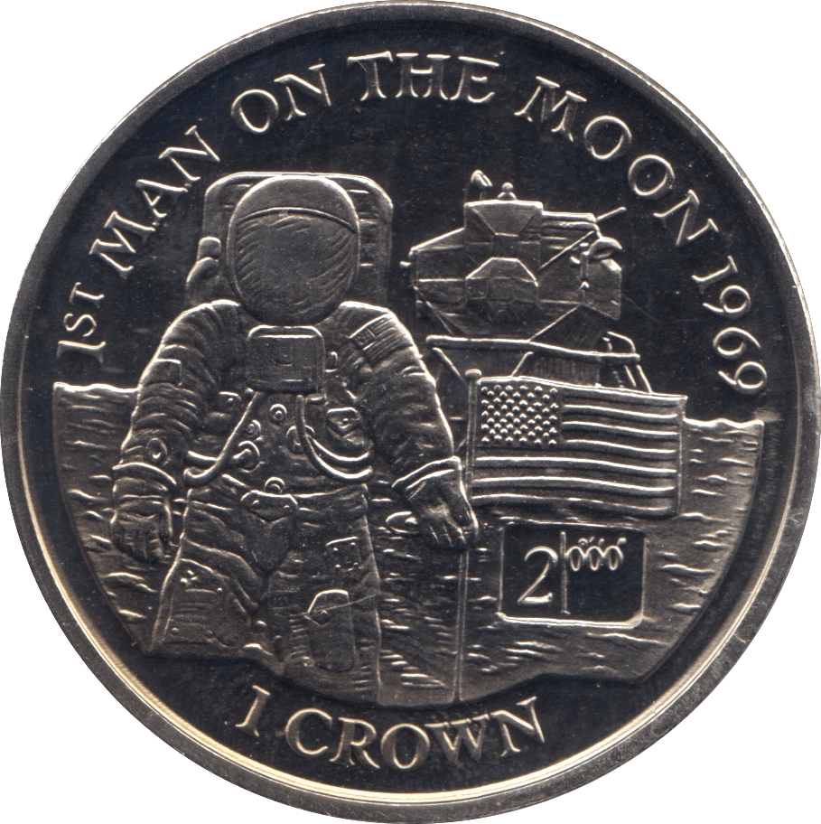 2000 ONE CROWN ISLE OF MAN F538 - WORLD COINS - Cambridgeshire Coins