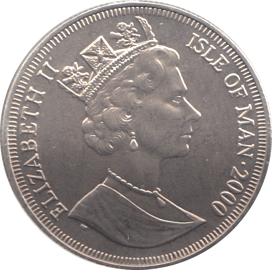 2000 ONE CROWN THE FUTURE INTERNATIONAL SPACE STATION - WORLD COINS - Cambridgeshire Coins