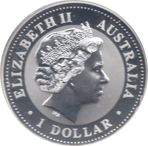 2000 ONE DOLLAR KOOKABURRA SILVER PROOF - SILVER WORLD COINS - Cambridgeshire Coins