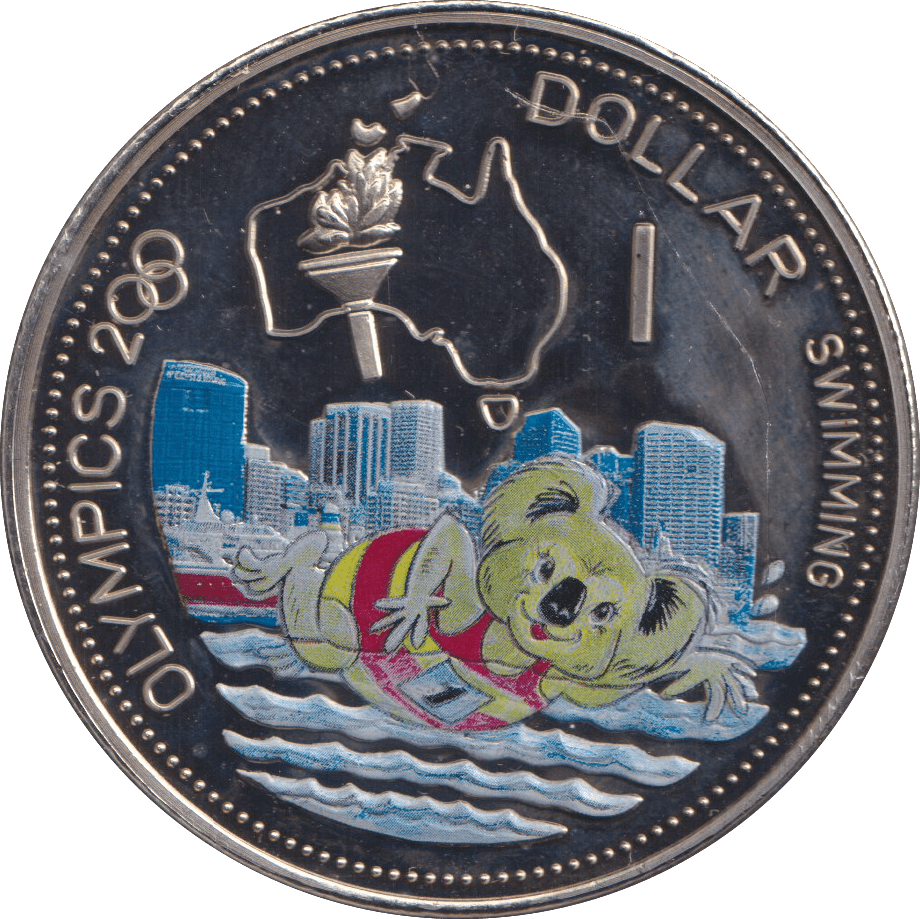 2000 ONE DOLLAR OLYMPICS - WORLD COINS - Cambridgeshire Coins