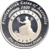 2000 ONE DOLLAR SILVER PROOF CARTWHEEL PENNY - SILVER WORLD COINS - Cambridgeshire Coins
