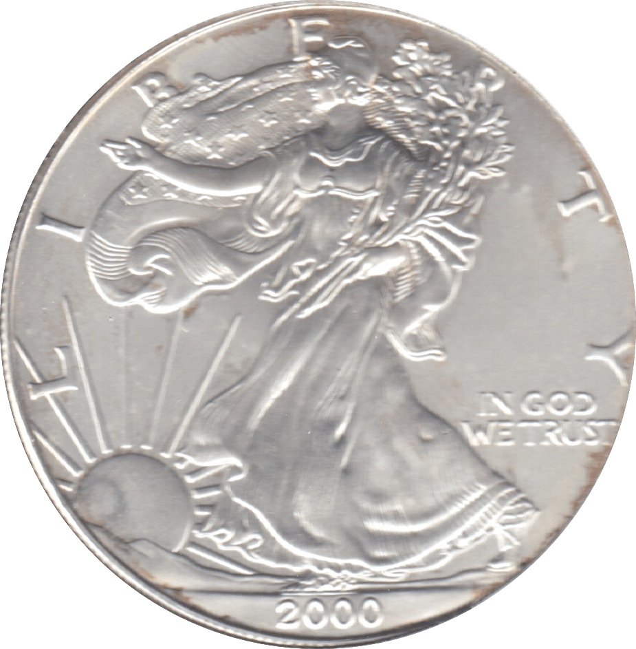 2000 ONE DOLLAR SILVER PROOF USA - SILVER WORLD COINS - Cambridgeshire Coins