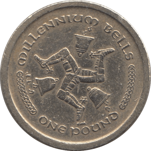 2000 ONE POUND ISLE OF MAN - WORLD COINS - Cambridgeshire Coins