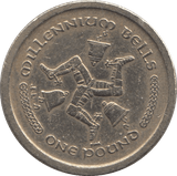 2000 ONE POUND ISLE OF MAN - WORLD COINS - Cambridgeshire Coins