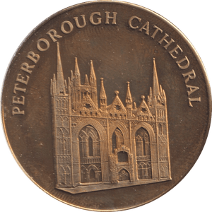 2000 PETERBOROUGH CATHEDRAL MEDALLION M23 - MEDALS & MEDALLIONS - Cambridgeshire Coins