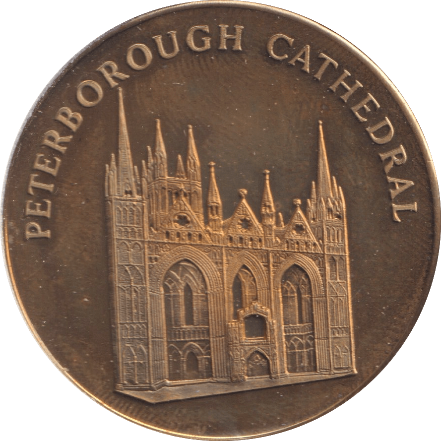 2000 PETERBOROUGH CATHEDRAL MEDALLION M23 - MEDALS & MEDALLIONS - Cambridgeshire Coins