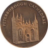 2000 PETERBOROUGH CATHEDRAL MEDALLION M23 - MEDALS & MEDALLIONS - Cambridgeshire Coins