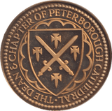 2000 PETERBOROUGH CATHEDRAL MEDALLION M23 - MEDALS & MEDALLIONS - Cambridgeshire Coins