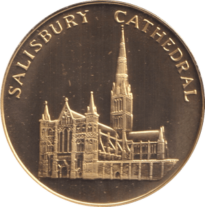 2000 SALISBURY CATHEDRAL MEDALLION M14 - MEDALS & MEDALLIONS - Cambridgeshire Coins