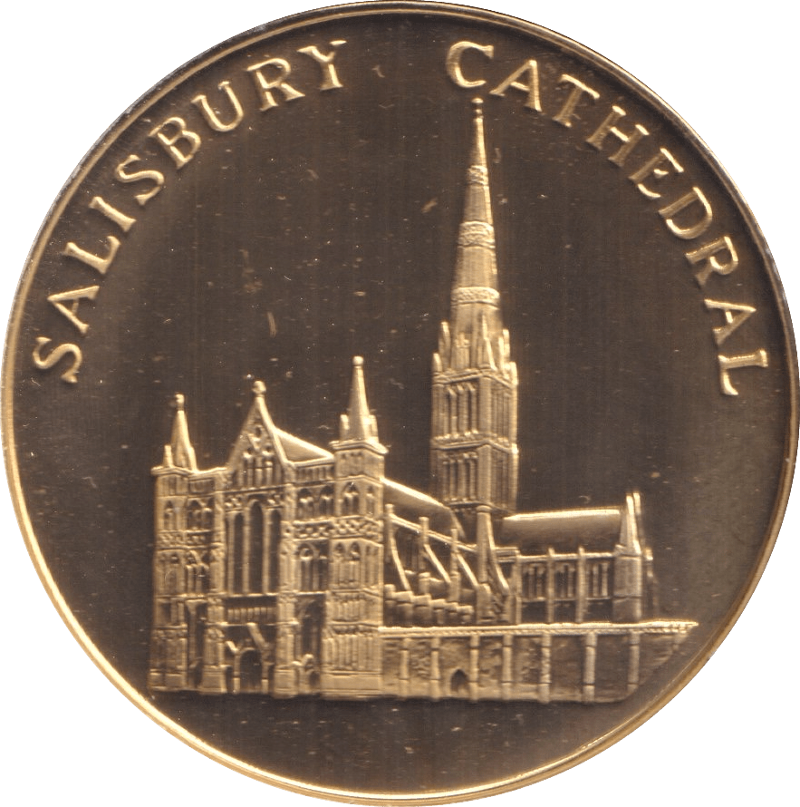2000 SALISBURY CATHEDRAL MEDALLION M14 - MEDALS & MEDALLIONS - Cambridgeshire Coins