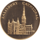 2000 SALISBURY CATHEDRAL MEDALLION M14 - MEDALS & MEDALLIONS - Cambridgeshire Coins