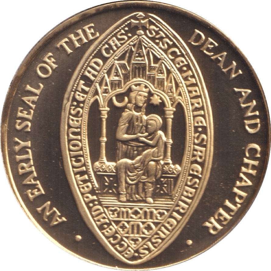 2000 SALISBURY CATHEDRAL MEDALLION M14 - MEDALS & MEDALLIONS - Cambridgeshire Coins