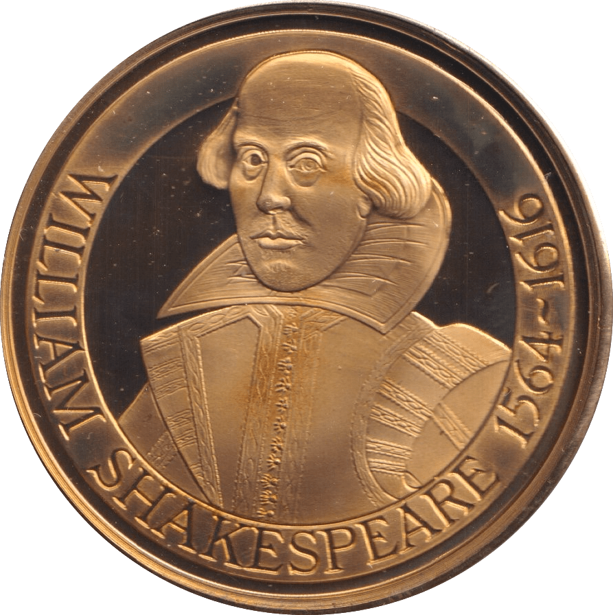 2000 SHAKESPEARE MEDALLION M39 - MEDALS & MEDALLIONS - Cambridgeshire Coins