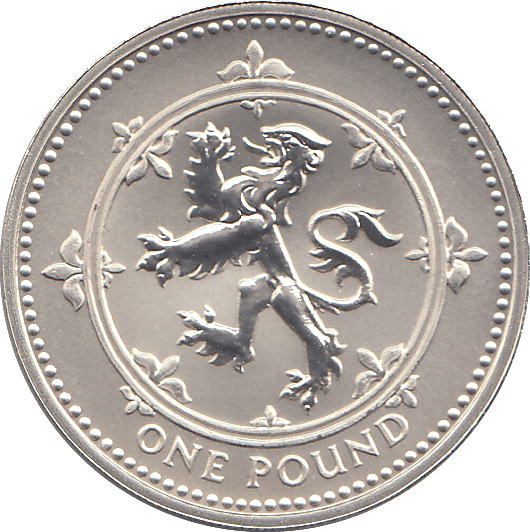2000 SILVER £1 FROSTED ( PROOF ) - Silver Proof - Cambridgeshire Coins