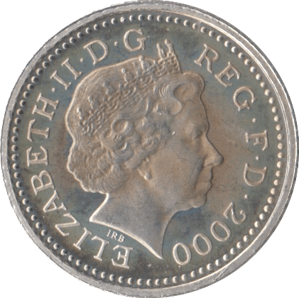2000 SILVER FIVE PENCE UK - SILVER WORLD COINS - Cambridgeshire Coins