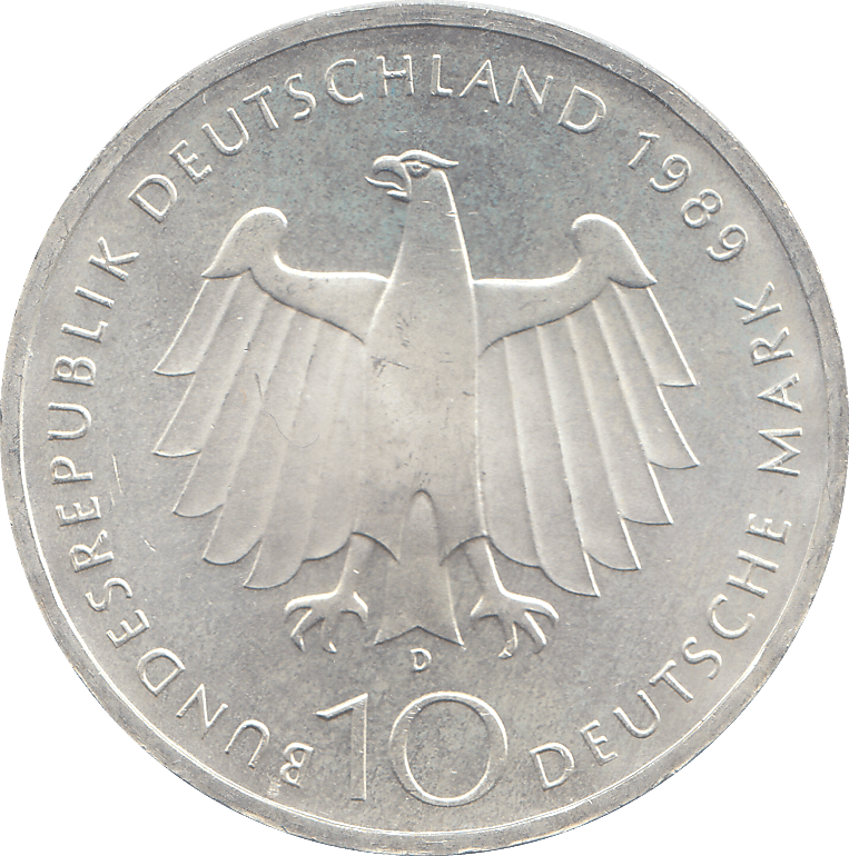 2000 SILVER GERMANY 10 MARKS - WORLD COINS - Cambridgeshire Coins
