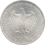 2000 SILVER GERMANY 10 MARKS - WORLD COINS - Cambridgeshire Coins