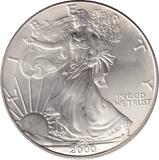 2000 SILVER LIBERTY DOLLAR USA - SILVER WORLD COINS - Cambridgeshire Coins