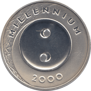 2000 SILVER MILLENIUM COIN ONE LATS LATVIA ( PROOF ) - SILVER PROOF - Cambridgeshire Coins