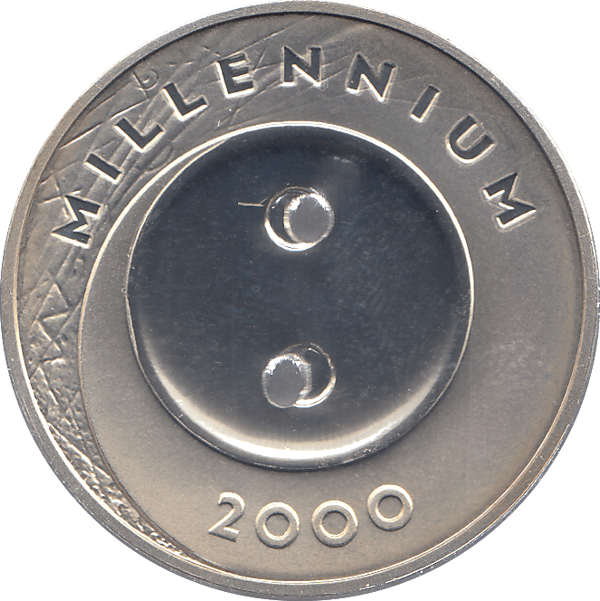 2000 SILVER MILLENIUM COIN ONE LATS LATVIA ( PROOF ) - SILVER PROOF - Cambridgeshire Coins
