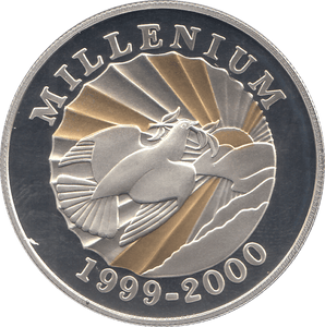 2000 SILVER MILLENNIUM COIN 500 GOURDES HAITI ( PROOF ) - SILVER PROOF - Cambridgeshire Coins