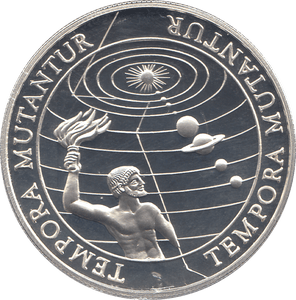 2000 SILVER MILLENNIUM COIN FIVE DOLLARS KIRIBATI SAMOA ( PROOF ) - SILVER PROOF - Cambridgeshire Coins