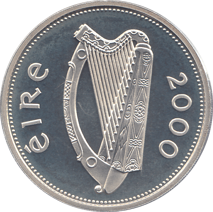 2000 SILVER MILLENNIUM COIN ONE POUND IRELAND ( PROOF ) - SILVER PROOF - Cambridgeshire Coins