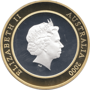 2000 SILVER MILLENNIUM COIN TEN DOLLARS AUSTRALIA ( PROOF ) - SILVER PROOF - Cambridgeshire Coins