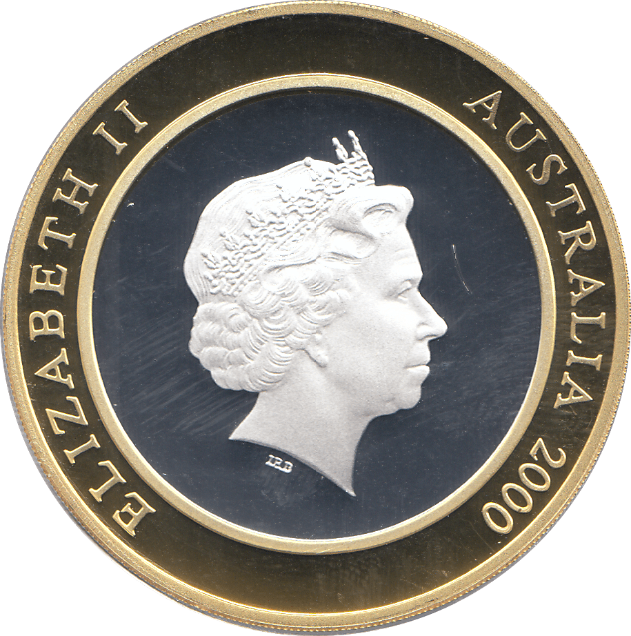 2000 SILVER MILLENNIUM COIN TEN DOLLARS AUSTRALIA ( PROOF ) - SILVER PROOF - Cambridgeshire Coins