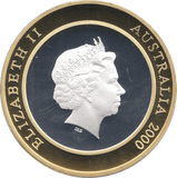 2000 SILVER MILLENNIUM COIN TEN DOLLARS AUSTRALIA ( PROOF ) - SILVER PROOF - Cambridgeshire Coins