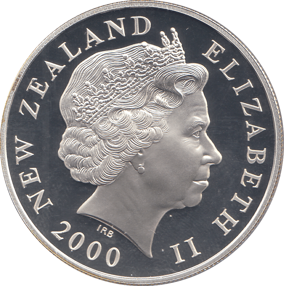 2000 SILVER MILLENNIUM COIN TEN DOLLARS NEW ZEALAND ( PROOF ) - SILVER PROOF - Cambridgeshire Coins