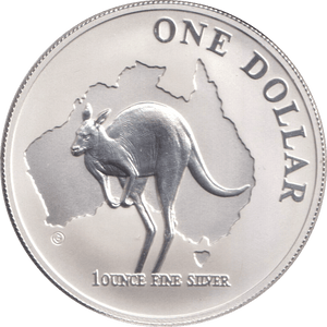 2000 SILVER ONE DOLLAR AUSTRALIA - SILVER WORLD COINS - Cambridgeshire Coins