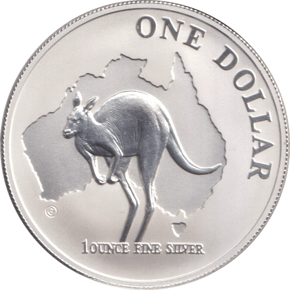 2000 SILVER ONE DOLLAR AUSTRALIA - SILVER WORLD COINS - Cambridgeshire Coins