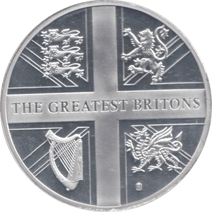 2000 SILVER PLATED WINSTON CHURCHILL COMMEMORATIVE COIN - WORLD COINS - Cambridgeshire Coins