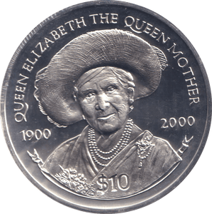 2000 SILVER PROOF $10 BRITISH VIRGIN ISLANDS - SILVER WORLD COINS - Cambridgeshire Coins