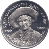 2000 SILVER PROOF $10 BRITISH VIRGIN ISLANDS - SILVER WORLD COINS - Cambridgeshire Coins
