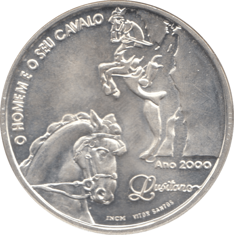 2000 SILVER PROOF 1000 ESCUDOS PORTUGAL - SILVER WORLD COINS - Cambridgeshire Coins