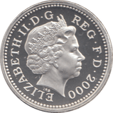 2000 SILVER PROOF £1 - £1 Silver Proof - Cambridgeshire Coins