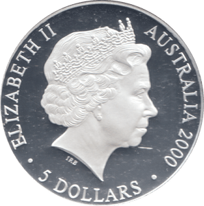 2000 SILVER PROOF 5 DOLLAR AUSTRALIA HARBOUR BRIDGE - SILVER WORLD COINS - Cambridgeshire Coins