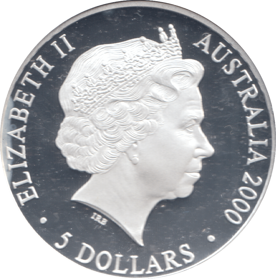 2000 SILVER PROOF 5 DOLLAR AUSTRALIA HARBOUR OF LIFE - SILVER WORLD COINS - Cambridgeshire Coins
