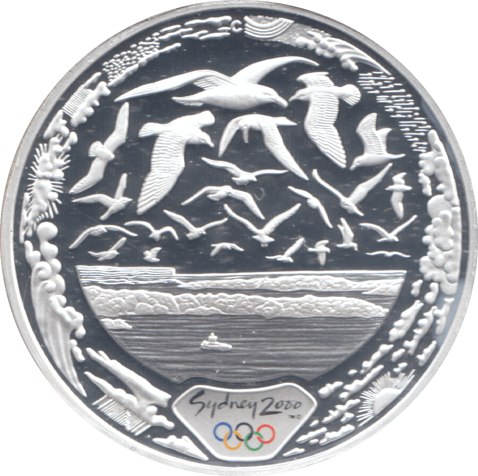 2000 SILVER PROOF 5 DOLLAR AUSTRALIA HARBOUR OF LIFE - SILVER WORLD COINS - Cambridgeshire Coins