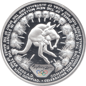2000 SILVER PROOF 5 DOLLAR AUSTRALIA KANGAROO - SILVER WORLD COINS - Cambridgeshire Coins