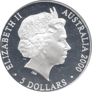 2000 SILVER PROOF 5 DOLLAR AUSTRALIA KOALA - SILVER WORLD COINS - Cambridgeshire Coins