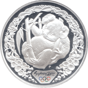 2000 SILVER PROOF 5 DOLLAR AUSTRALIA KOALA - SILVER WORLD COINS - Cambridgeshire Coins