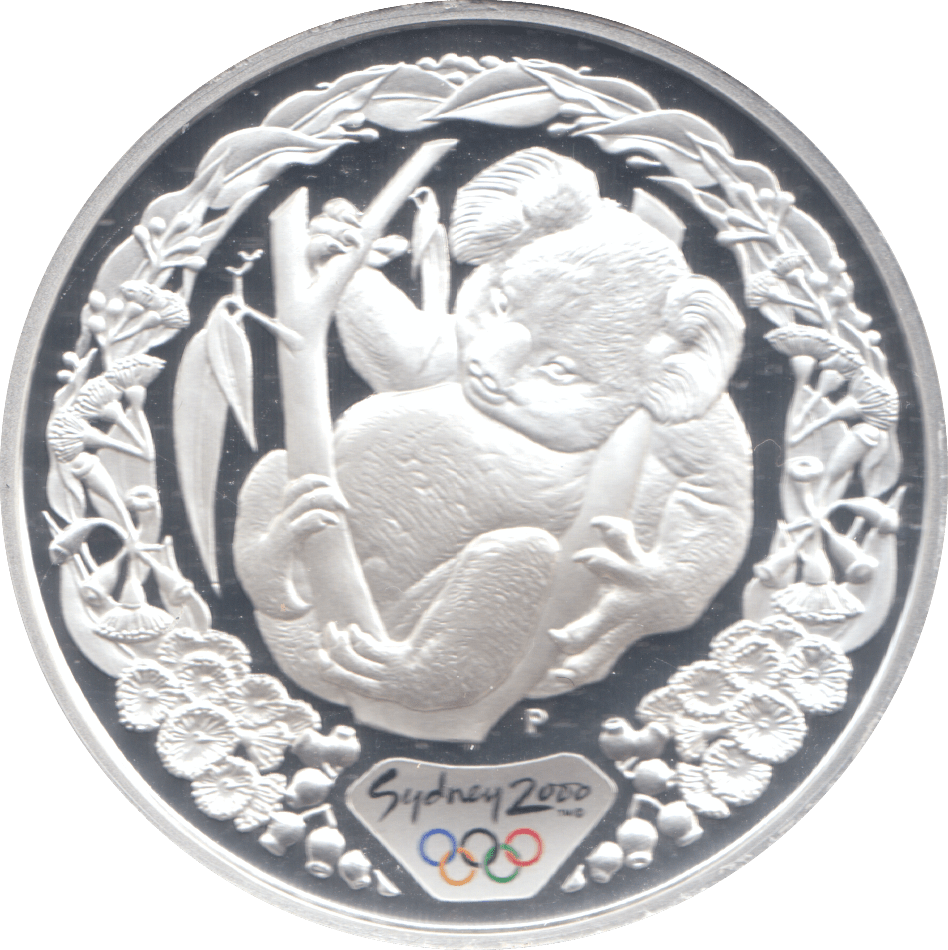 2000 SILVER PROOF 5 DOLLAR AUSTRALIA KOALA - SILVER WORLD COINS - Cambridgeshire Coins