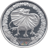 2000 SILVER PROOF 5 DOLLAR AUSTRALIA LIZARD - SILVER WORLD COINS - Cambridgeshire Coins