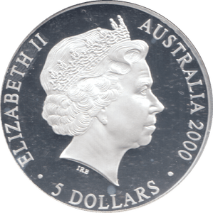 2000 SILVER PROOF 5 DOLLAR AUSTRALIA OPERA HOUSE - SILVER WORLD COINS - Cambridgeshire Coins