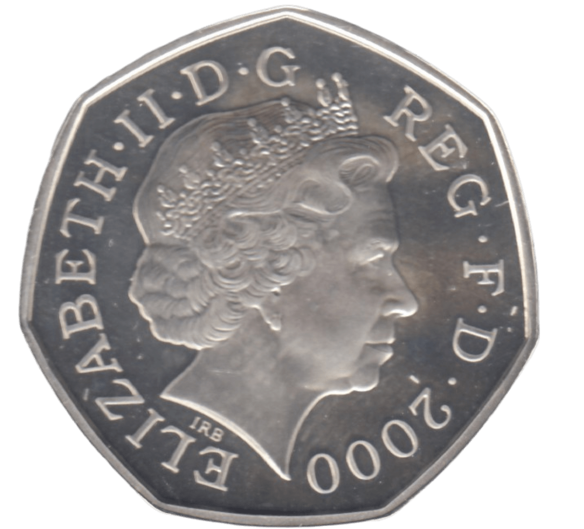 Silver 2000 2000 SILVER PROOF 50P 50P Silver Proof Cambridgeshire Coins ...